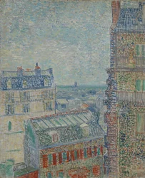 Blick aus Theos Wohnung